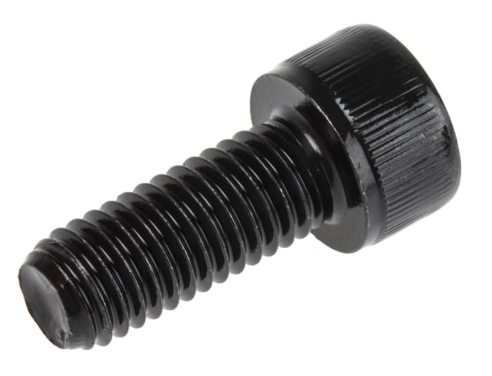 Vis à tête 6 pans creux noire M8x20mm