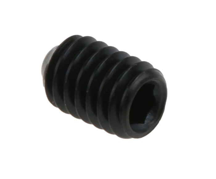 Black, Self-Colour Steel Hex Socket Set M4 x 6mm Grub Screw