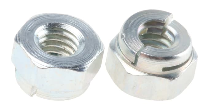 Aerotight, Bright Zinc Plated Steel Lock Nut, M4