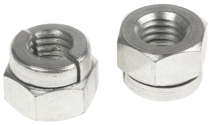 Écrou frein M8 Aerotight, en Acier Galvanisé brillant