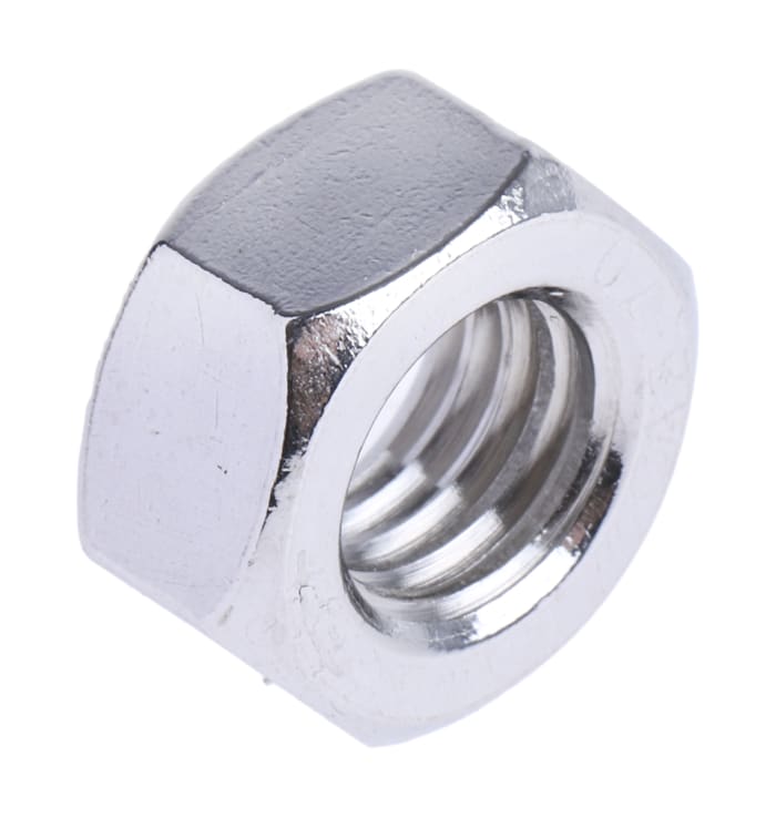 RS PRO Steel Screw Nut, 1/4-20 (7/16X3/16)in