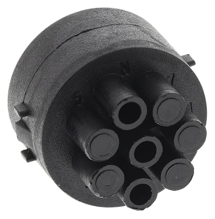 Bulgin Male Connector Insert 3 Way for use with Mini Buccaneer Connector