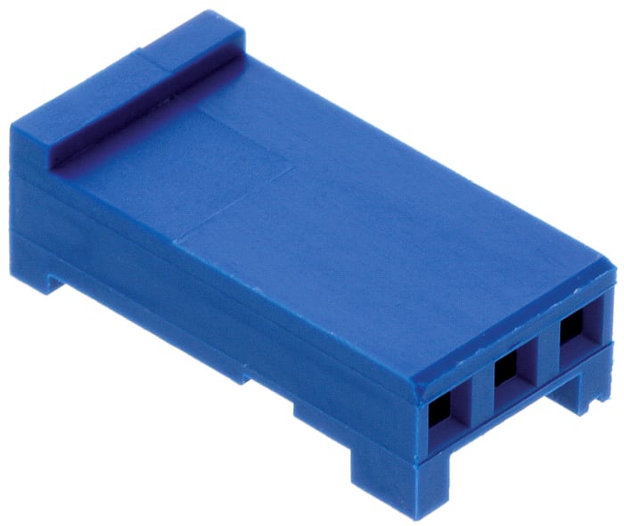 TE Connectivity, AMPMODU HE13/HE14 Female Connector Housing, 2.54mm Pitch, 3 Way, 1 Row