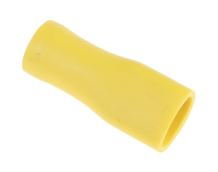 Clip isolé à sertir jaune, 6,3/0,8mm