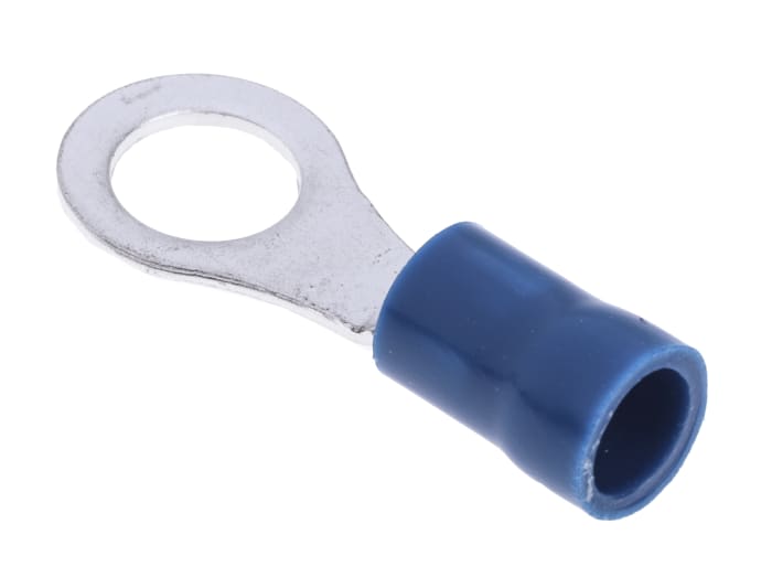 RS PRO RS PRO Insulated Ring Terminal, M6 Stud Size, 1.5mm² to 2.5mm²