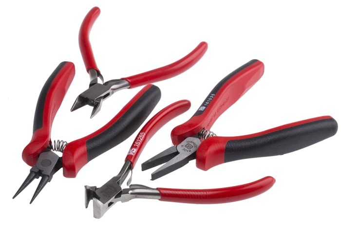 RS PRO 4-Piece Plier Set