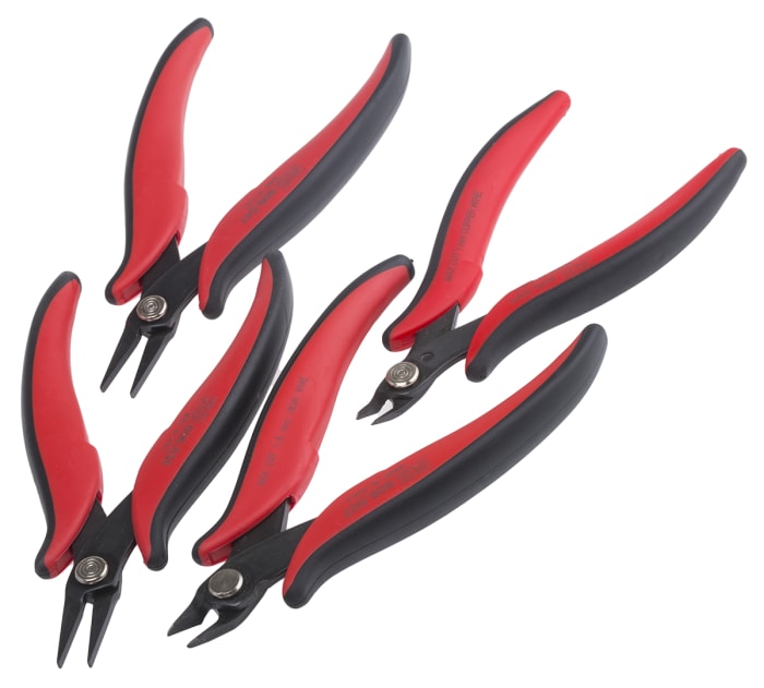 RS PRO 4-Piece Plier Set