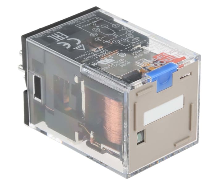 MKS3PIN-5 24VDC Omron | Omron Power Relay, 24V dc Coil, 10A Switching ...