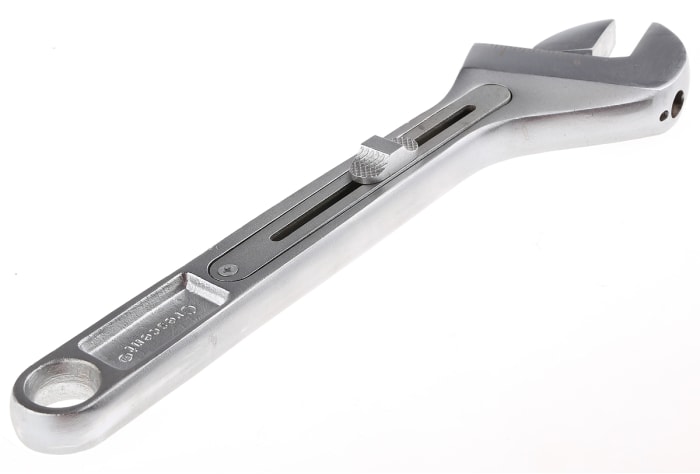 Crescent Adjustable Spanner, 250 mm Overall, 30mm Jaw Capacity, Metal Handle
