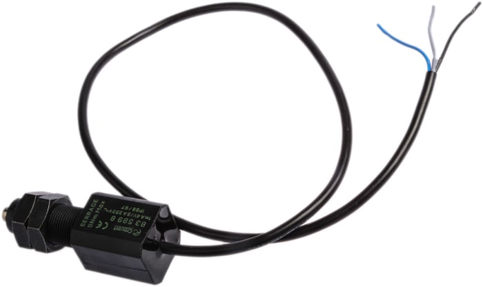 Crouzet Plunger Limit Switch, NO/NC, IP66, IP67, SP, Thermoplastic Housing, 250V ac Max, 5A Max