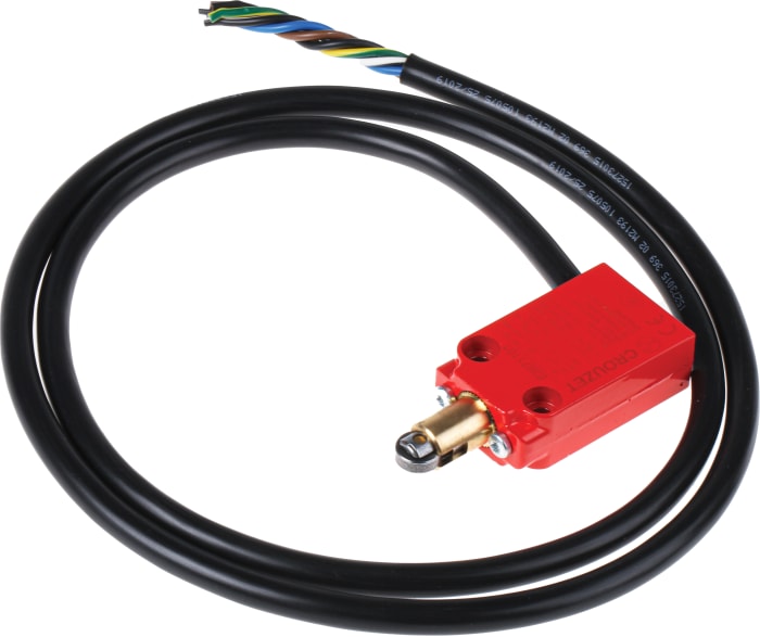 Crouzet Plunger Limit Switch, NO/NC, IP66, IP67, Metal Housing, 240V ac Max, 6A Max
