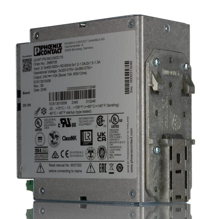 2866705 Phoenix Contact Phoenix Contact QUINTPS/3AC/24DC/10 Switch