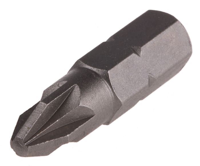 RS PRO Pozidriv Screwdriver Bit, PZ2 Tip