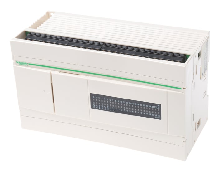 Schneider Electric Twido Logic Module, 24 V dc Relay, Transistor, 24 x Input, 14 x Output With Display
