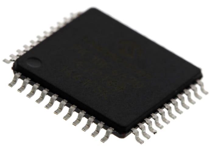 Microchip, 8bit PIC, PIC18F Microcontroller, 40MHz, 1.024 kB, 64 kB Flash, 44-Pin TQFP