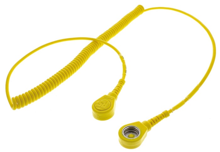 RS PRO ESD Grounding Cord With 10 mm Socket
