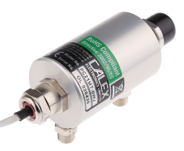 Calex PC21MT-0WJ mA Output Signal IR Temperature Sensor, 1m Cable, 0°C to +250°C