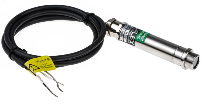 Sensor de temperatura infrarrojo Calex PC21MT-4 con termopar tipo K, de 0°C a +250°C, long. cable 1m, salida Termopar