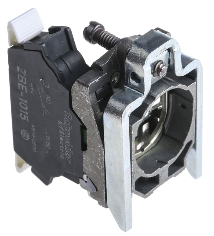 Bloque de contactos Schneider Electric ZB4BZ1015, 1 NA, terminal Abrazadera de tornillo