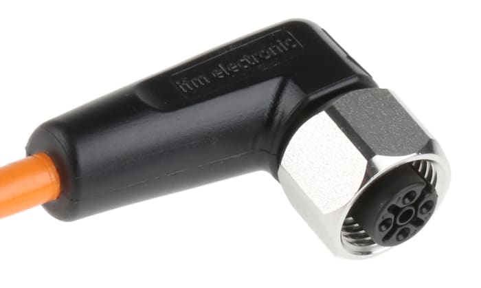 Cable de actuador de sensor ifm electronic, con. A M12 Hembra, con. B Sin terminación Hembra, long. 10 m, 36V dc, IP65,