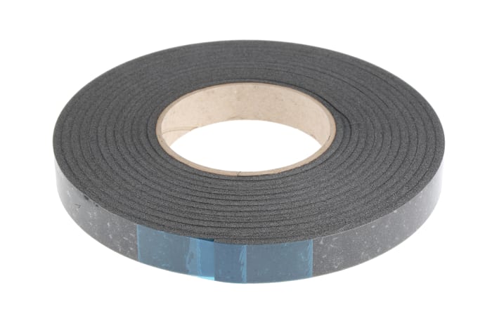 Double-sided foam tape black