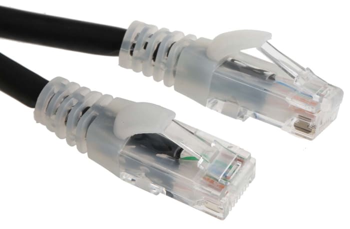 Câble Ethernet RS PRO catégorie 6, U/UTP, Noir, Longueur 3m LSZH, avec connecteur
