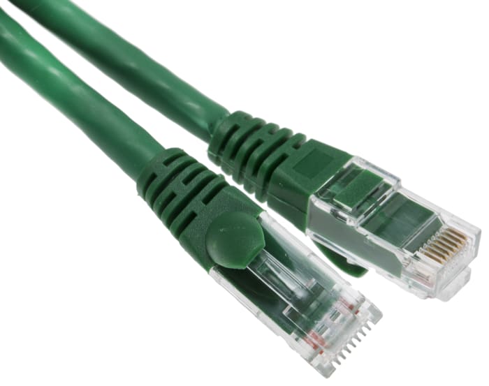 Câble Ethernet RS PRO catégorie 5e, U/UTP, Vert, Longueur 2m LSZH, avec connecteur