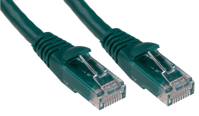 Câble Ethernet RS PRO catégorie 6, U/UTP, Vert, Longueur 10m PVC, avec connecteur