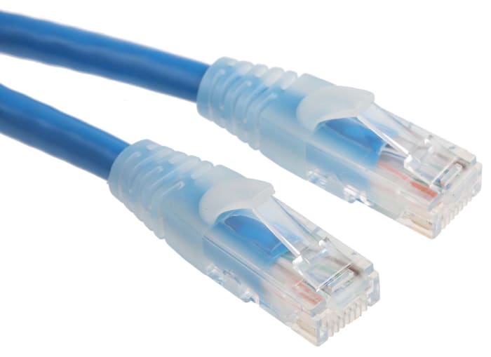 RS PRO Cat5e Male RJ45 to Male RJ45 Ethernet Cable Grey, 5m