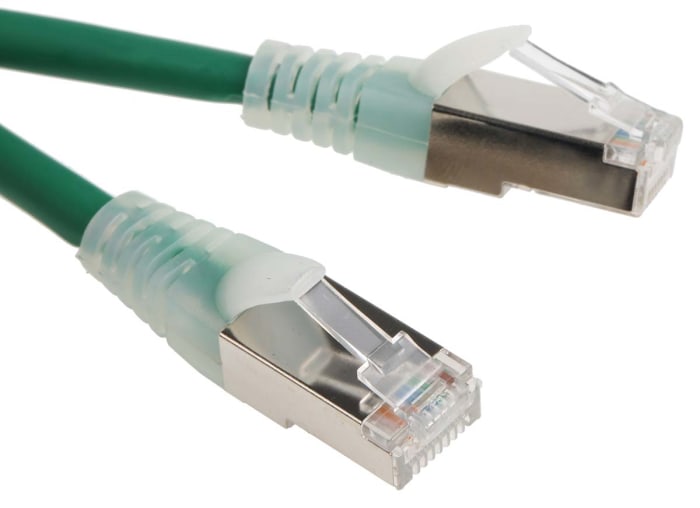 Câble Ethernet RS PRO catégorie 6, F/UTP, Vert, Longueur 0.5m LSZH, avec connecteur