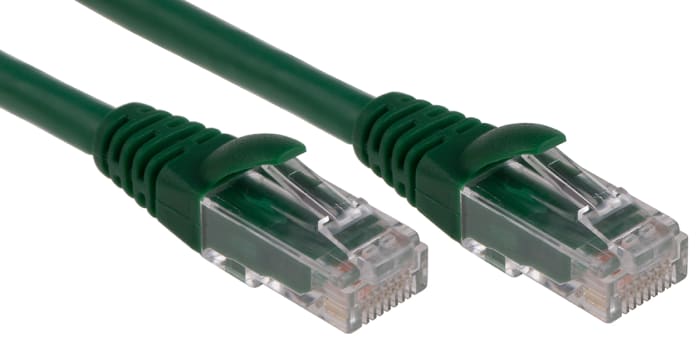 Câble Ethernet RS PRO catégorie 6, U/UTP, Vert, Longueur 2m LSZH, avec connecteur