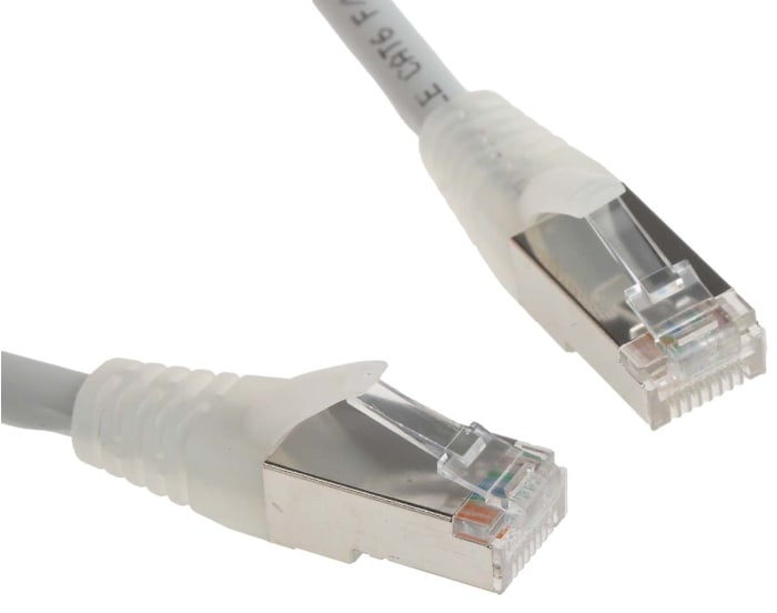 Câble Ethernet RS PRO catégorie 6, F/UTP, Gris, Longueur 0.5m LSZH, avec connecteur