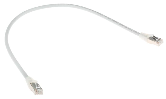 RS PRO | RS PRO, 0.5m Cat6, Grey RJ45 to Male RJ45 Male, F