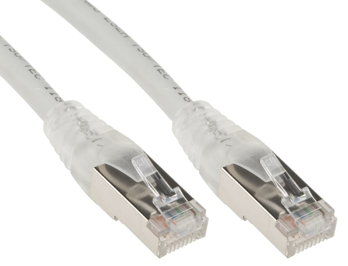 Câble Ethernet RS PRO catégorie 6, F/UTP, Gris, Longueur 5m LSZH, avec connecteur