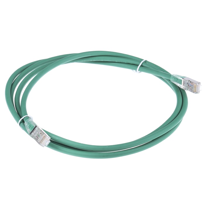 RS PRO | RS PRO Yeşil, 2m Cat6 Ethernet Kablosu, LSZH Kılıflı, F