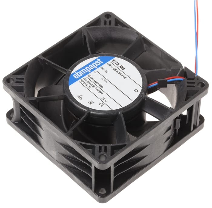 S-Force DC axial fan, 92mm 237cu.m/h 12V