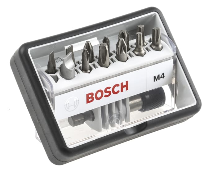 Bosch Impact Bit Set 13 Pieces, Phillips, Pozidriv, Slotted, Torx