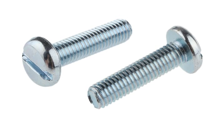  Vis à tête Cylindrique  fendue, Acier, M5, 20.0mm