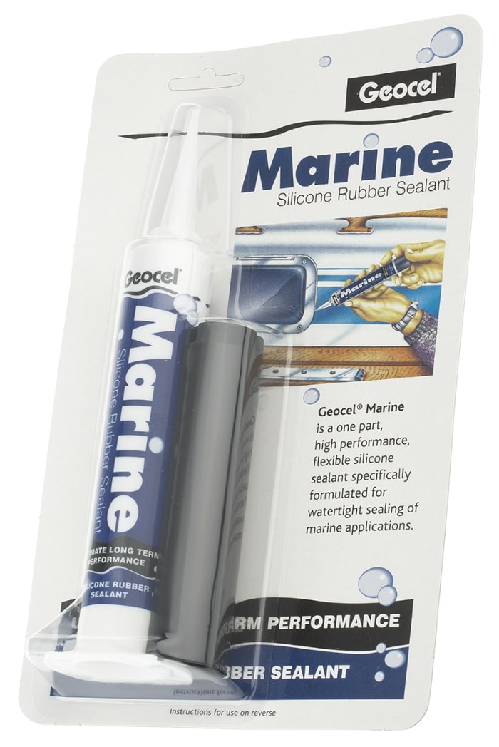 Mastic Dow Corning Geobond Marine, Transparent, Injecteur 78 g, Acétoxy, +150°C max
