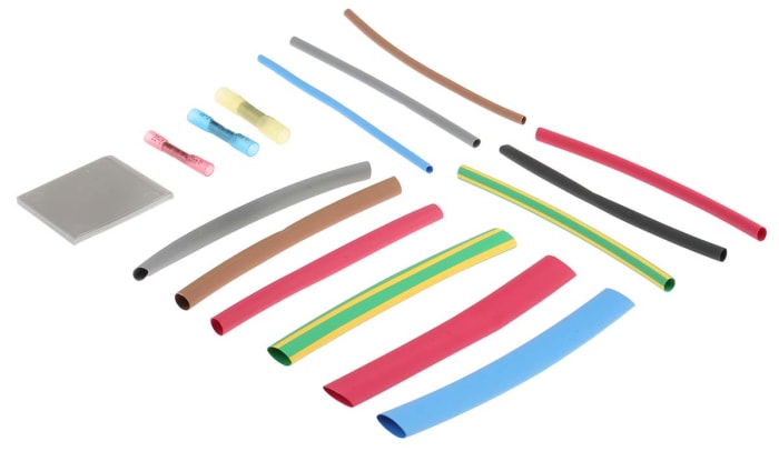 RS Pro Çeşitli Renklerde, İçi Yapışkanlı Isıyla Daralan Makaron, 3,2 mm, 4,8 mm, 6,4 mm, 9,5 mm, Büzüşme Oranı: 2:1