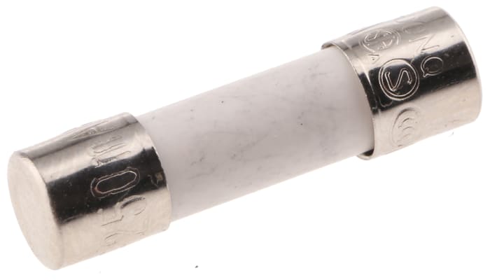 RS PRO 250mA F Ceramic Cartridge Fuse, 5 x 20mm