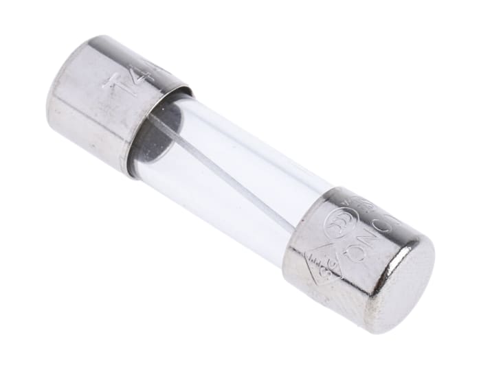 RS PRO 4A T Glass Cartridge Fuse, 5 x 20mm