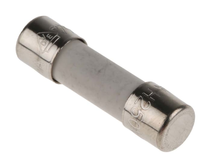 RS PRO 1A T Ceramic Cartridge Fuse, 5 x 20mm