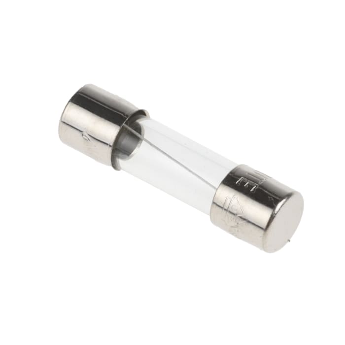 RS PRO 1.6A T Glass Cartridge Fuse, 5 x 20mm