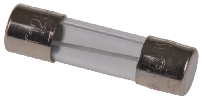 RS PRO 125mA T Glass Cartridge Fuse, 5 x 20mm