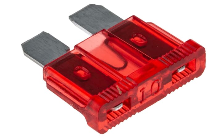 RS PRO | RS PRO 10A Red Car Fuse, 32V dc | 563-744 | RS