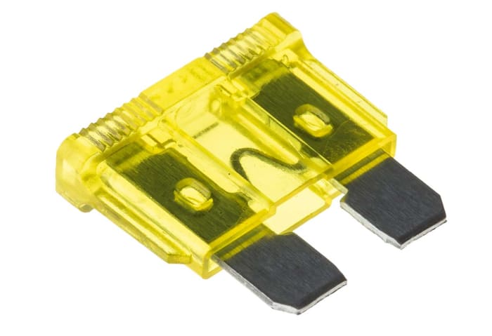 RS PRO 20A Yellow Blade Car Fuse, 32V dc