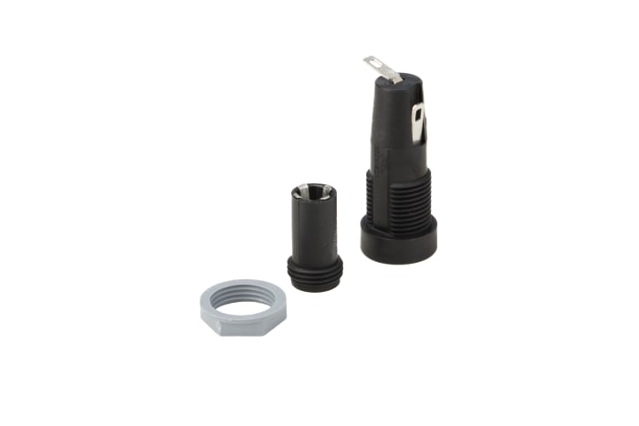 Porte-fusible monté sur panneau RS PRO taille 5 x 20mm 6.3A 250V c.a.