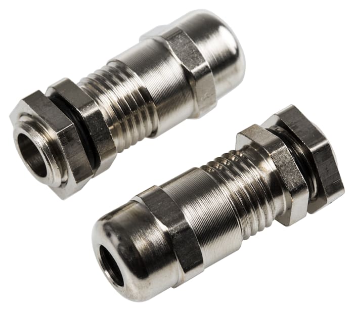Presse-étoupe SIB WADI-TEC, M12, Ø 4mm à Ø 6.5mm, avec contre-écrous, IP68
