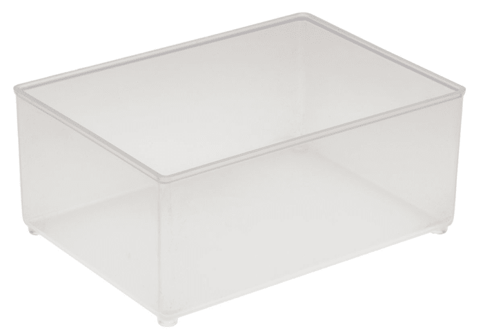 Raaco 8 Cell Transparent Polypropylene Compartment Box, 47 mm x 79 mm x 109 mm